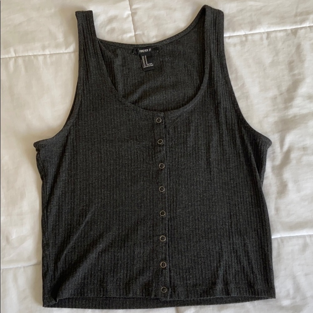 Ribbed tank top